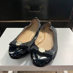 Michael Kors Black Ballet Flats